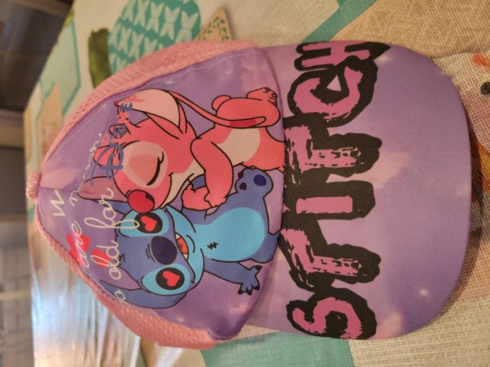 CASQUETTE FILLE STITCH ET ANGEL ! NEUVE ! - photo numéro 2