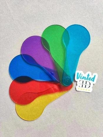 6 plaques de transmission de couleurs