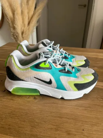 Nike Air Max 200 Blanc Vert Electrique Oracle Aqua