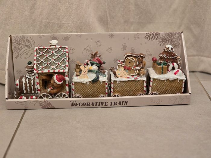 Train noël pain d'épice