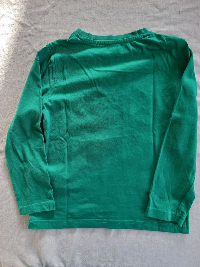 Tee-shirt manches longues Dinosaure Noël garçon 6 ans - photo numéro 7