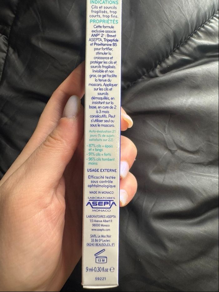 Ecrinal gel fortifiant cils & sourcils 9ml - photo numéro 6