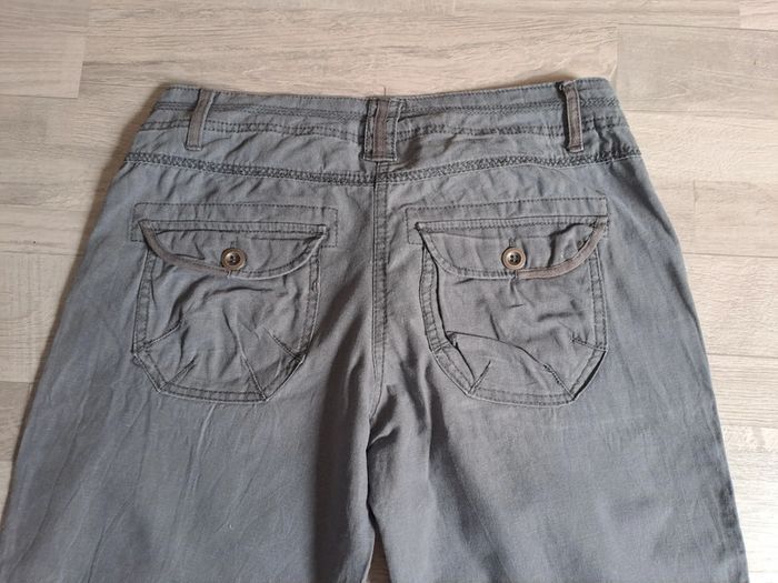 Pantacourt transformable lin taille 38 - photo numéro 5