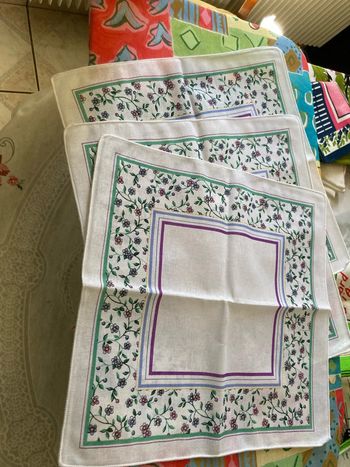 Lot 3 serviettes