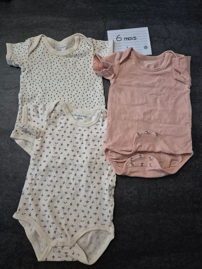 Lot de 3 bodys