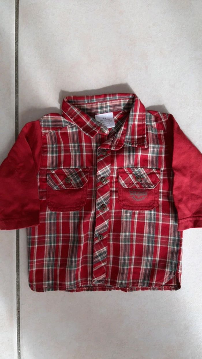 Chemise manche longue garçon