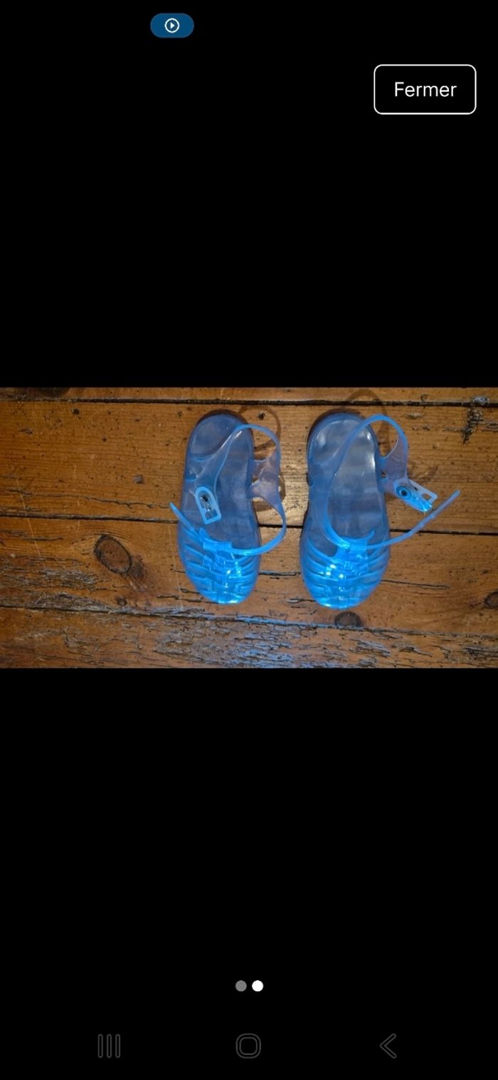 Sandales plastique T22 - photo numéro 2