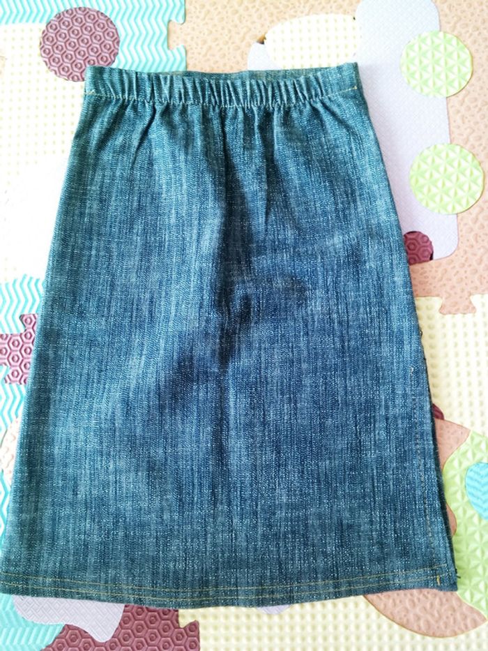 Jupe en jeans 4ans style pocahontas - photo numéro 6