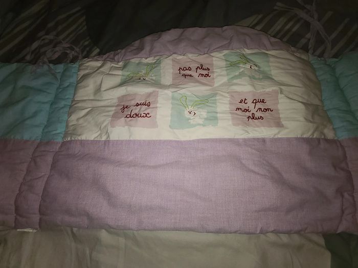 Tour de lit bébé fille - photo numéro 2