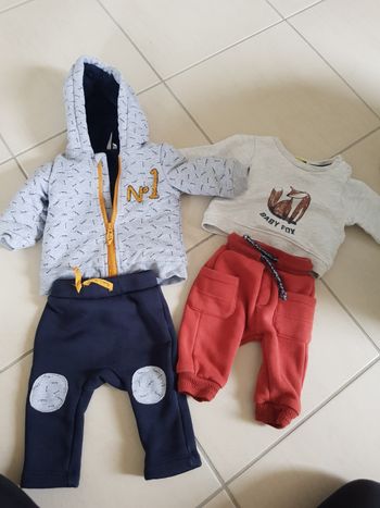 Lot 2 ensemble de jogging 3 mois