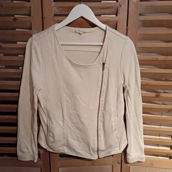 Veste crème Laure & Sixtine taille L femme. - photo numéro 2