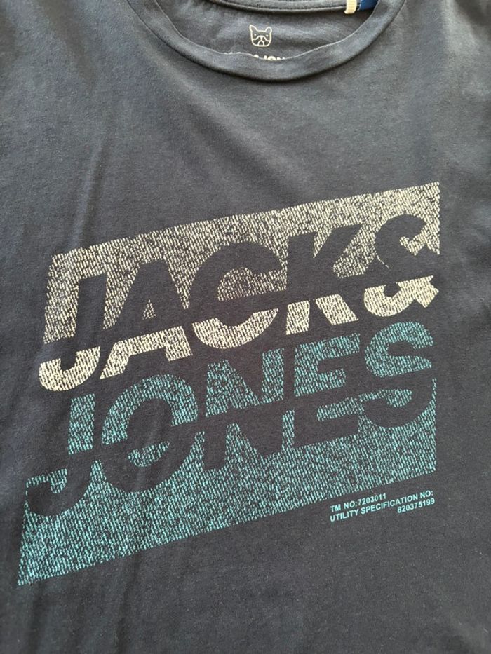 T-shirt Jack&Jones bleu 16 ans - photo numéro 2