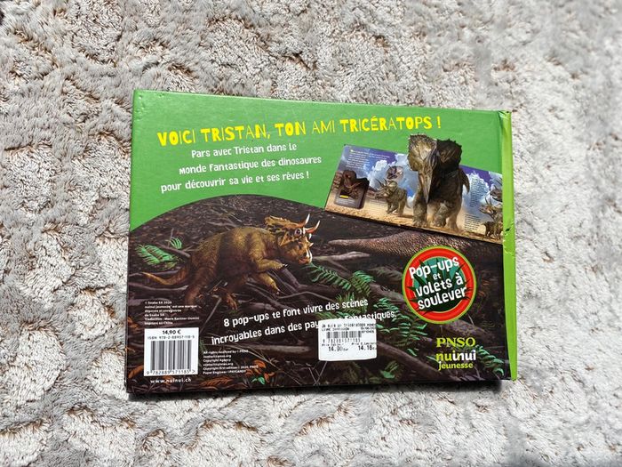 Livre pop up je suis un tricératops - photo numéro 11