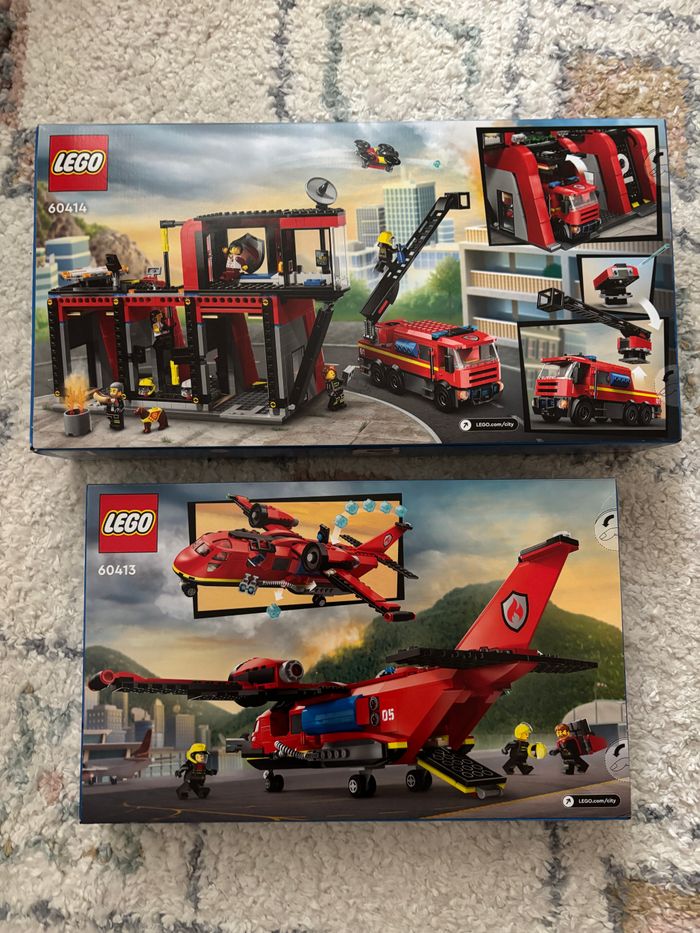 Lot LEGO City Pompiers 🚒✈️🔥 - photo numéro 2