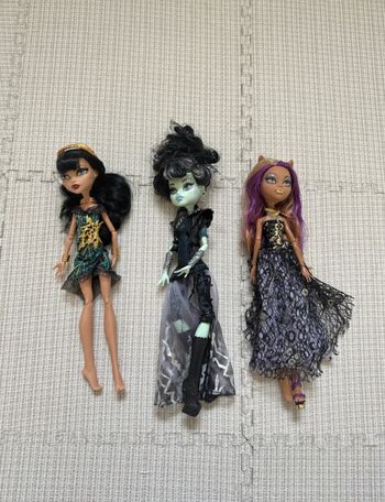 Lot 3 poupées Monster High originales