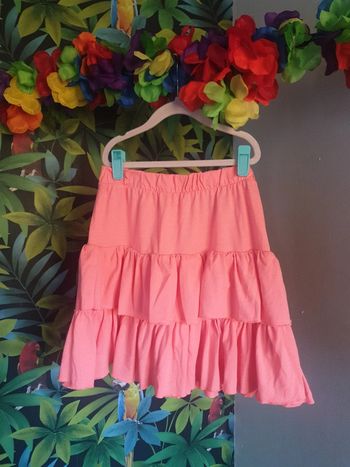 Jupe volants fluo