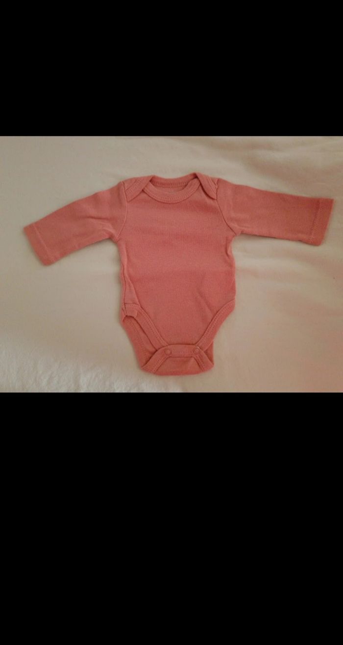 Lot de 5 bodies à manches longues pour bébé fille - photo numéro 3