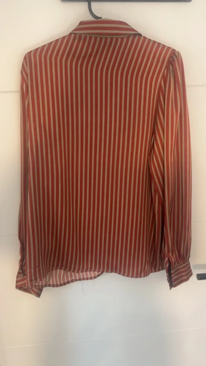 Chemise Hangar 86 Bordeaux et doré - photo numéro 4