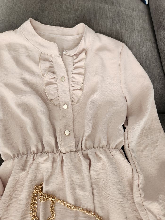 Robe beige et sac - photo numéro 2