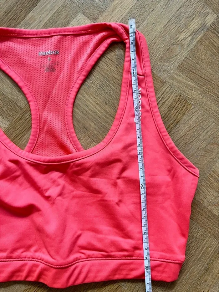 Brassière rose fluo Reebok - photo numéro 4
