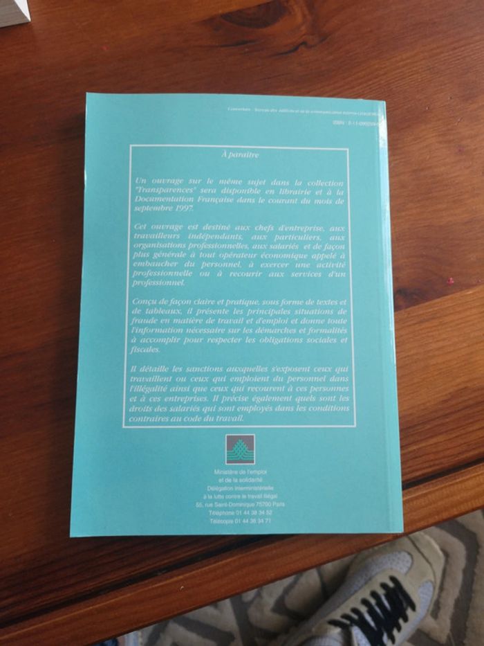 Livre sur le travail illégal - photo numéro 2