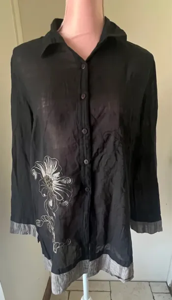 Chemise légère taille 40 Nitya 100% coton