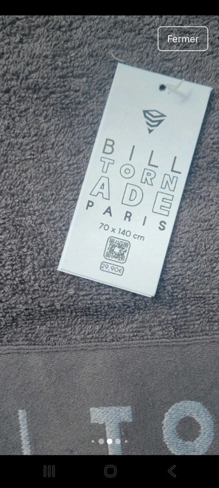Lot de 2 draps de bain. Neufs. Soldes - photo numéro 4