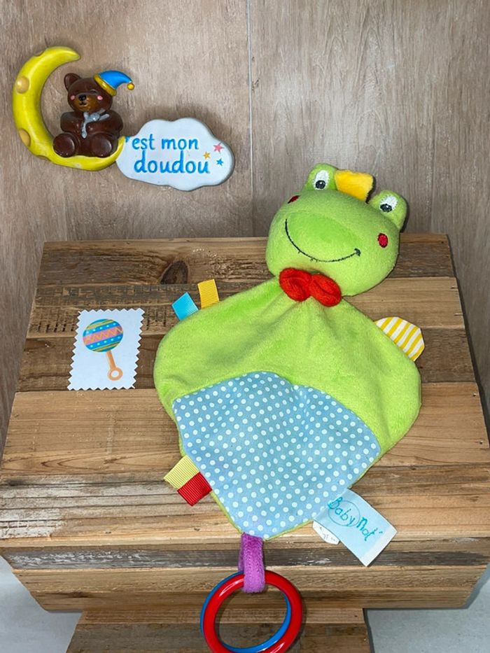NAT373 doudou grenouille 🐸 babynat
