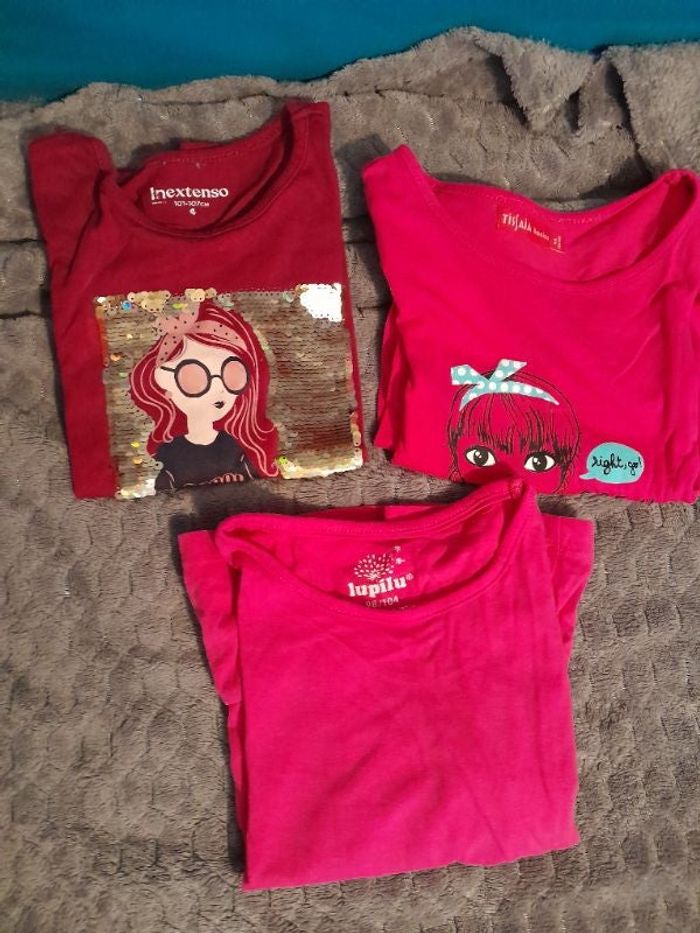 Lot tee shirt manches longues