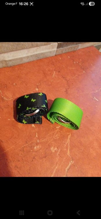 Lot de 2 ceintures femme taille XS / S