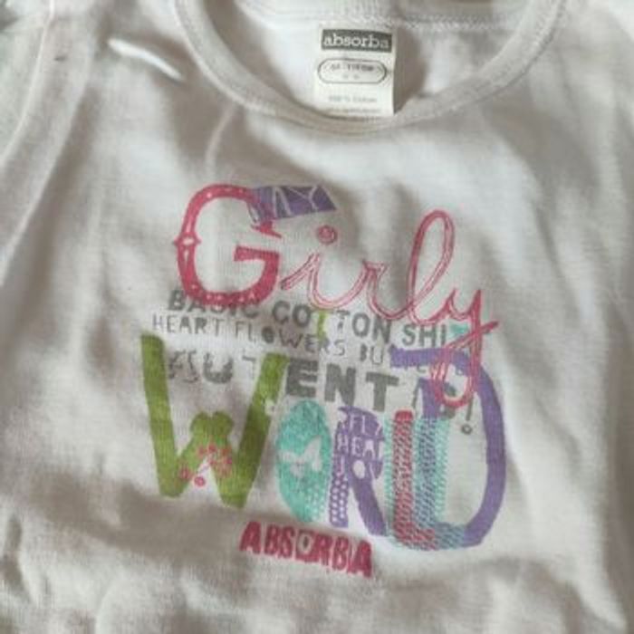 Lot 2 tee shirt Absorba 6 ans - photo numéro 3