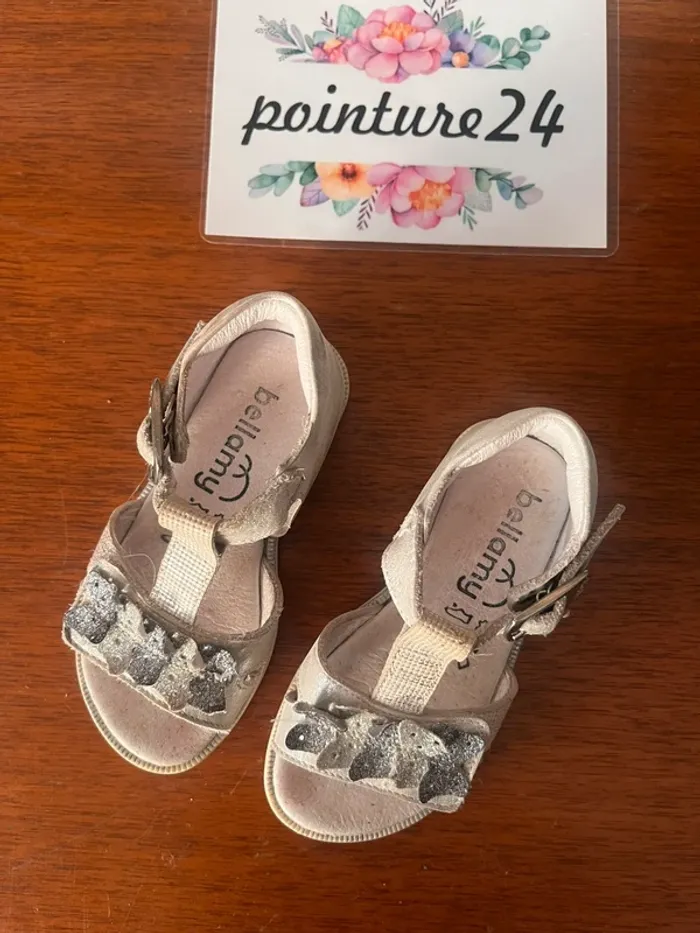 Sandales en cuir bellamy 24