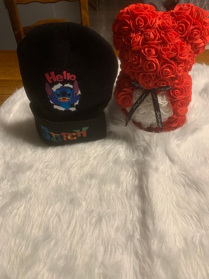 Bonnet enfants stitch noir - photo numéro 2