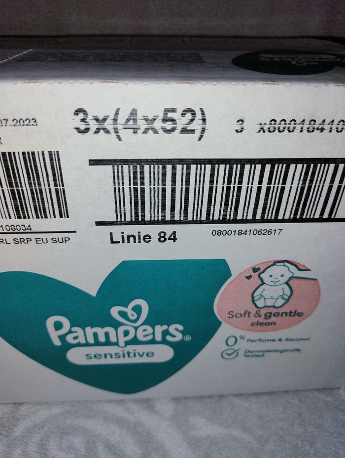 Lingettes Pampers sentistive - photo numéro 2