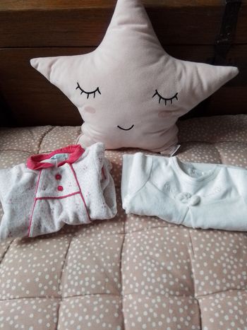 Lot de 2 pyjamas fille 1 mois