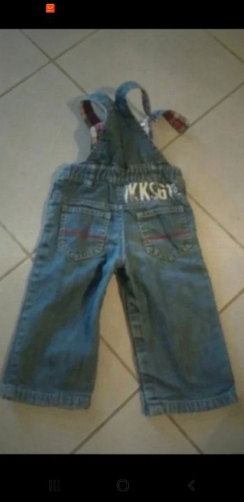 Salopette jeans bébé ikks 18 mois