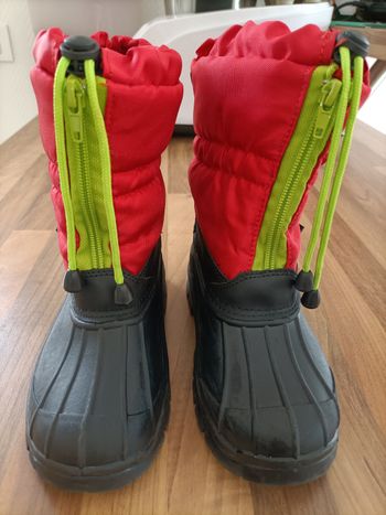 Bottes ski rouge et noires 32