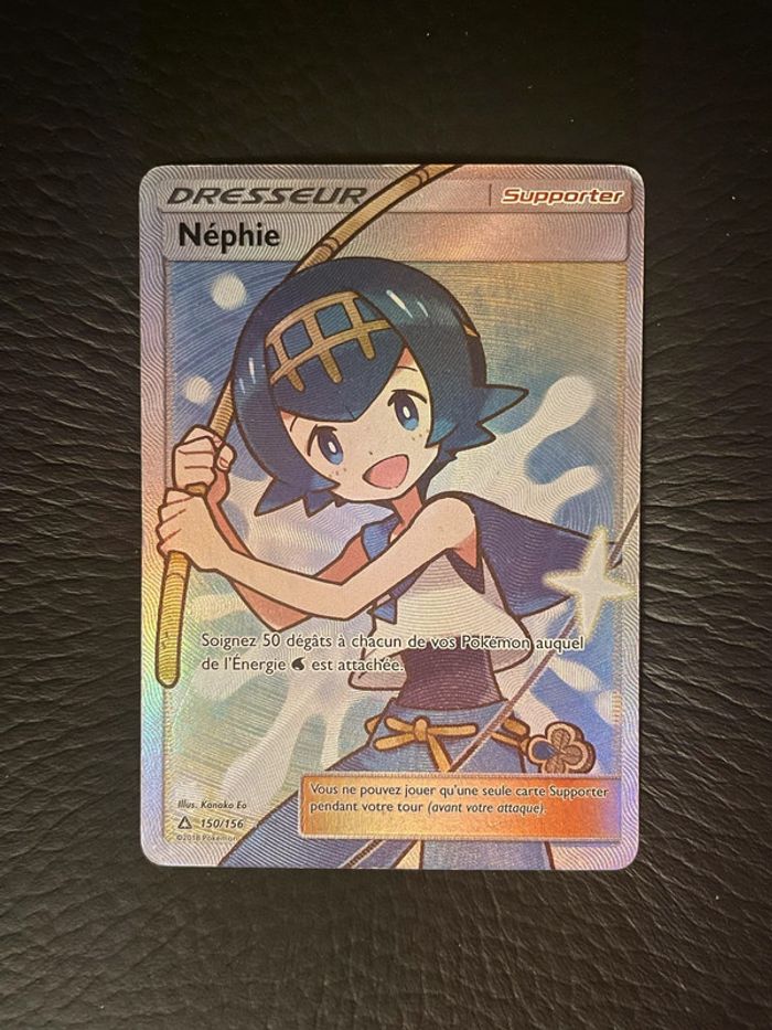 Carte Pokémon Néphie full art Ultra-Prisme