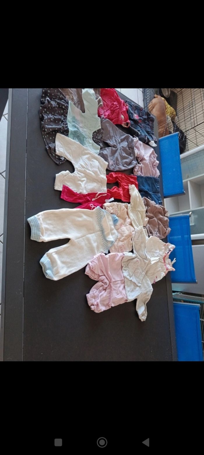 Lot vêtements fille