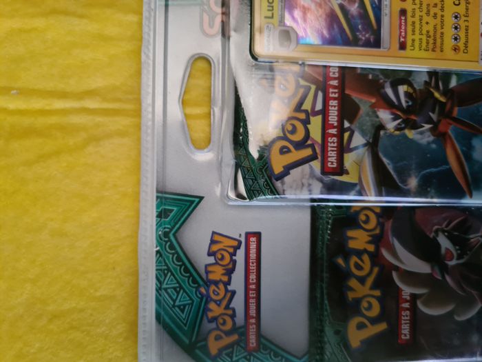 TriPack Pokémon Booster Soleil et Lune Gardiens Ascendants Promo Lucanon - photo numéro 2