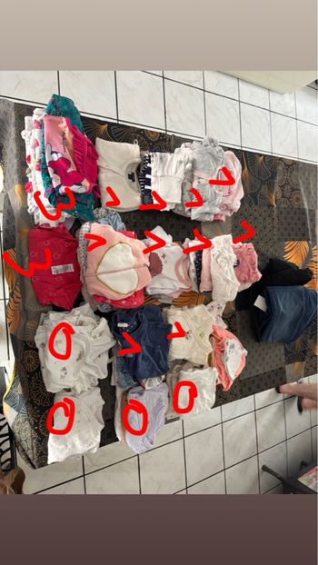 Lot vêtements bébé 