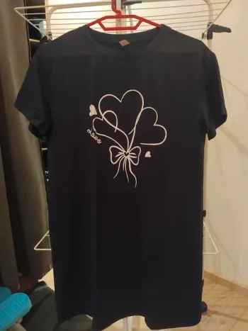 Chemise de nuit marine