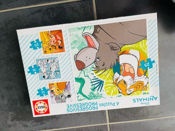 Boîte 4 puzzles DISNEY