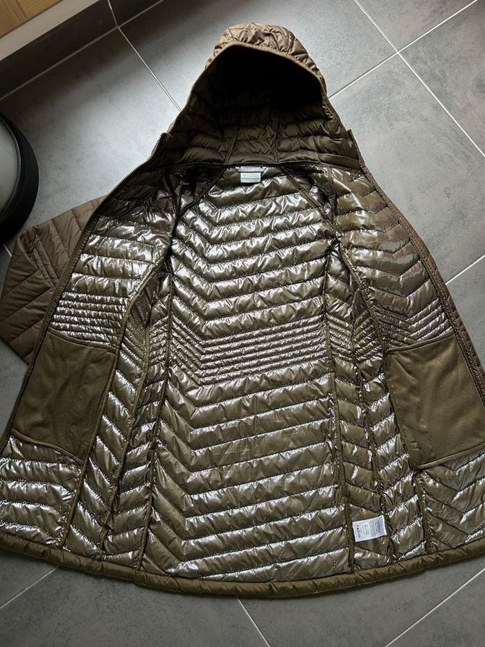 Doudoune femme kaki Mi-Longue à Capuche Powder Lite Columbia - photo numéro 9