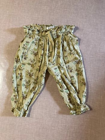 Pantalon fleuri Bout’chou - Taille 6 mois