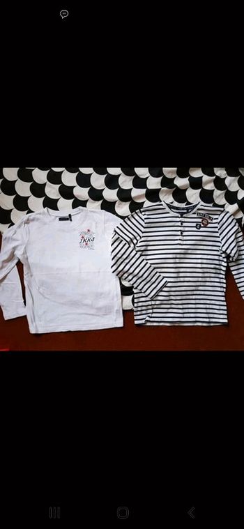 Lot de 2 tee shirts garçon 6ans ikks