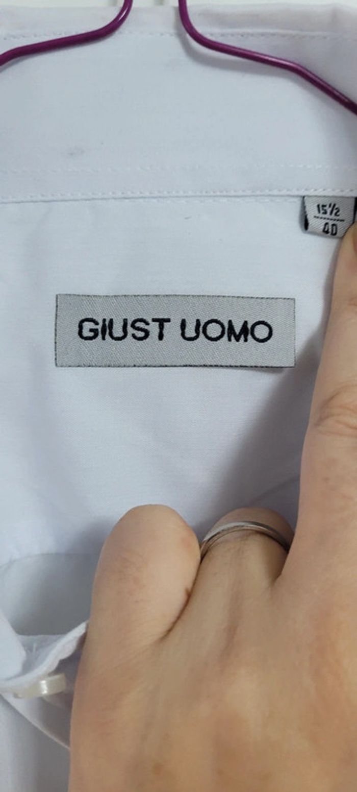 Chemise blanche MC taille 40 neuve - photo numéro 4