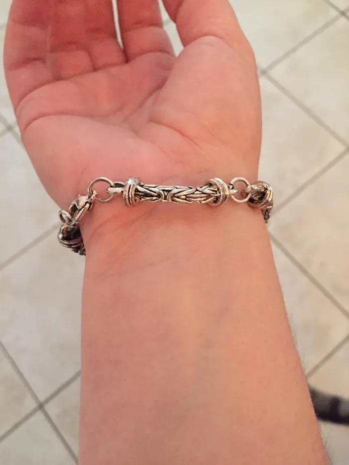 Bracelet métal argenté - photo numéro 2