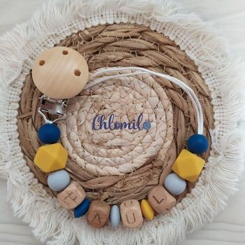 Attache tétine personnalisée