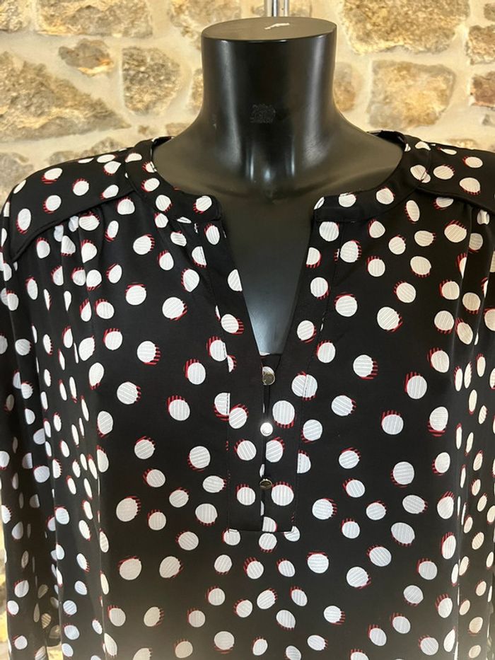 Blouse à pois bréal XL - photo numéro 2